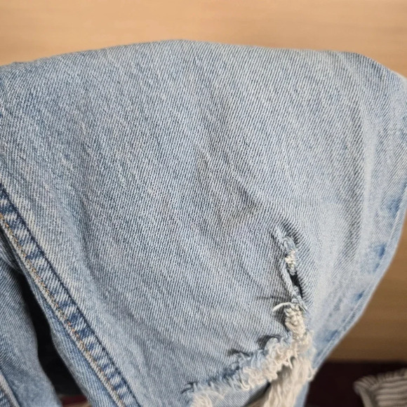 Abercrombie & Fitch Jeans Women 24/00R High Rise Mom‎ Stretch Denim Destroyed - Picture 14 of 14